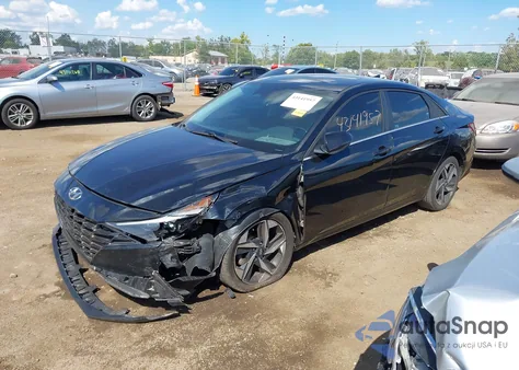 2021 Hyundai Elantra Sel z USA, uszkodzony, nr VIN KMHLN4AG2MU197426